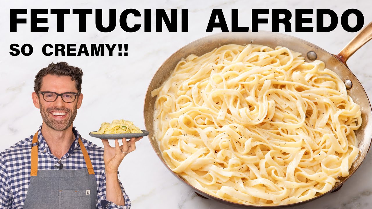 alfredo pasta recept