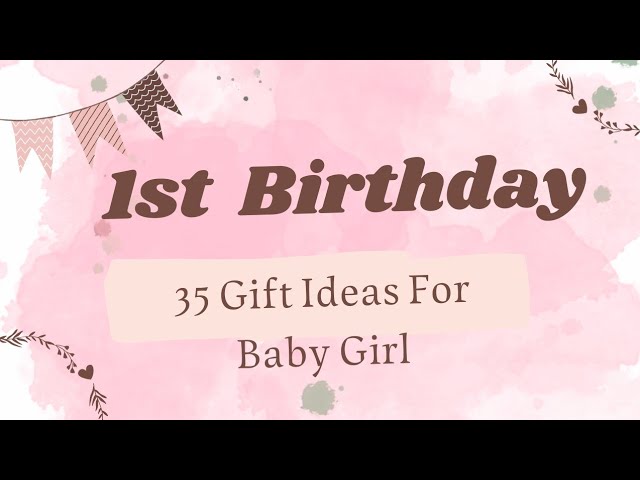 present till 1 åring tjej