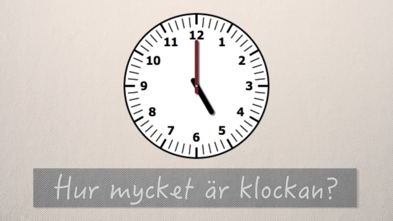 vad är klockan