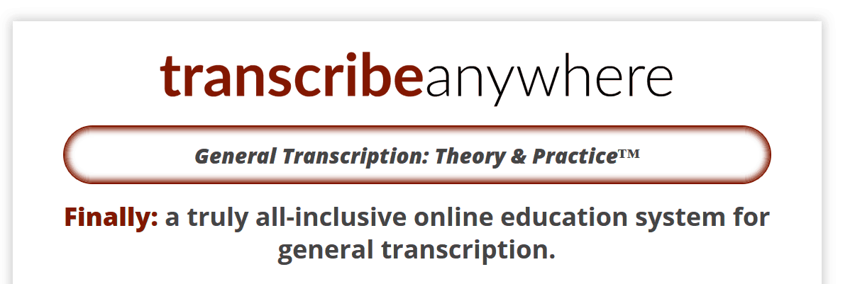 entrenamiento de transcripción en transcribe en cualquier lugar