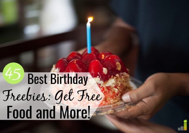 45 mejores lugares para obtener cosas gratis en tu cumpleaños