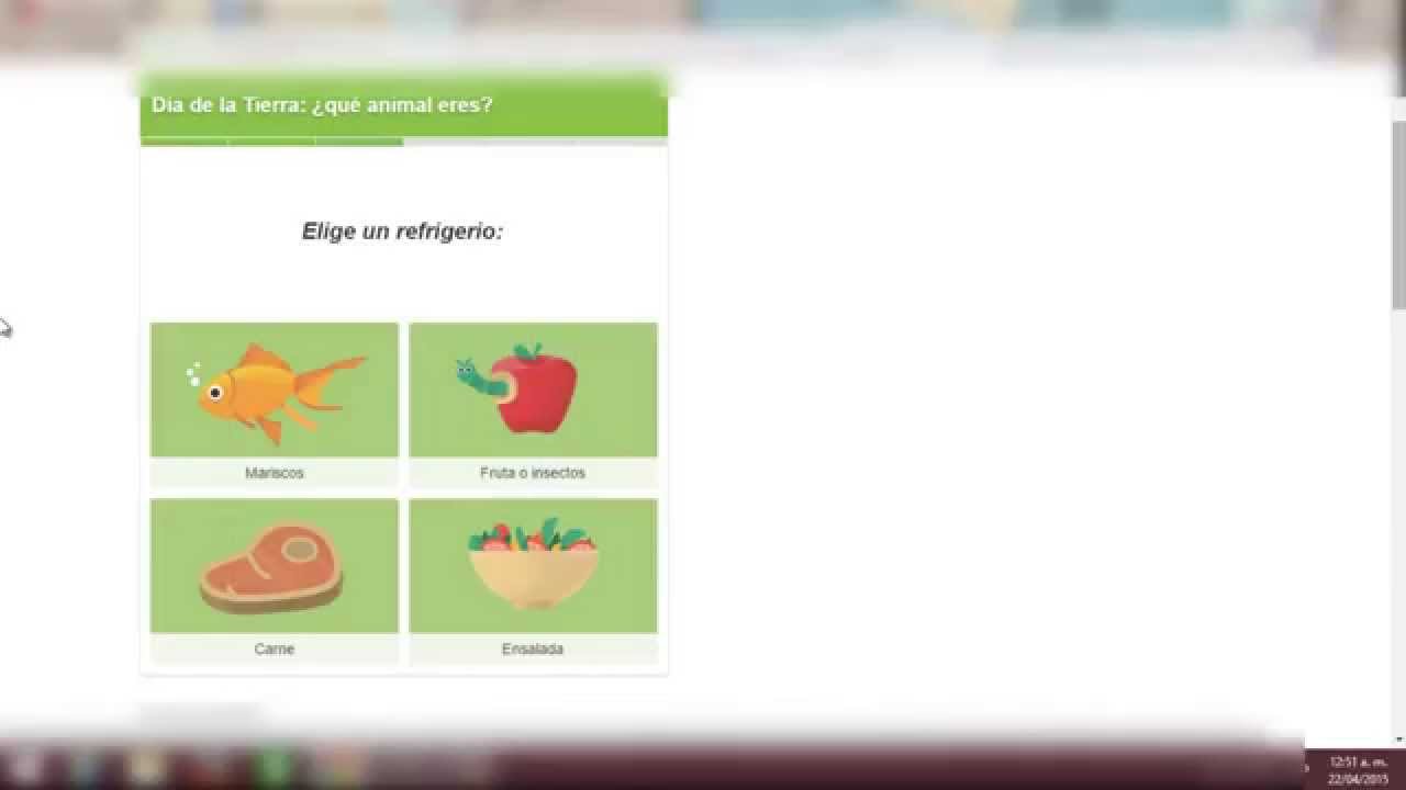 cuestionario del dia de la tierra de google