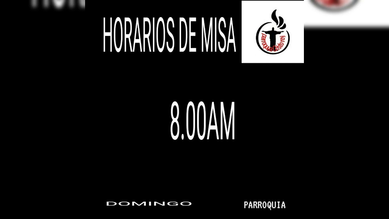 horario de misas hoy