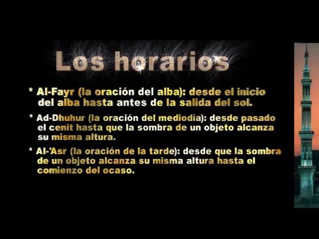 horario de rezar en madrid
