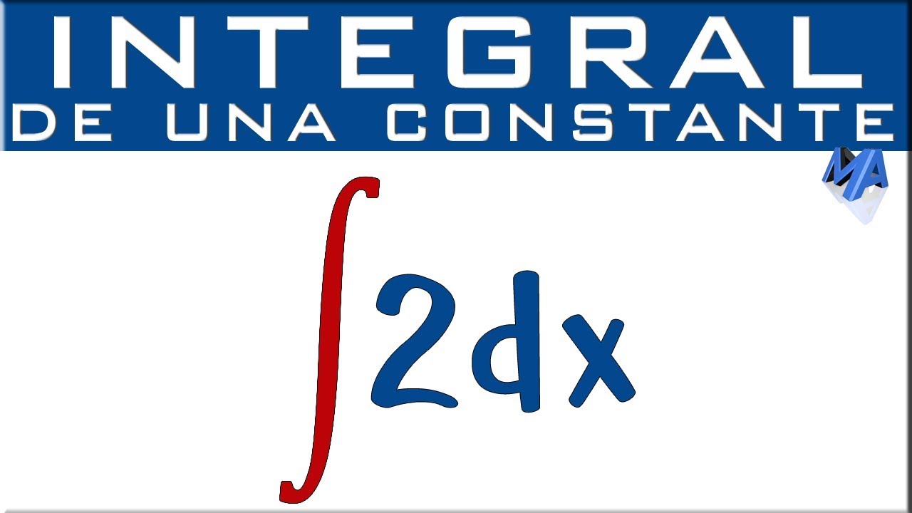 integral de una constante