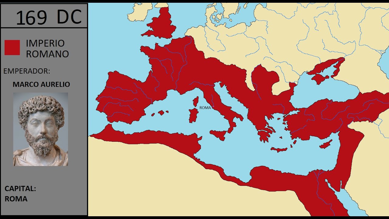 mapa del imperio romano