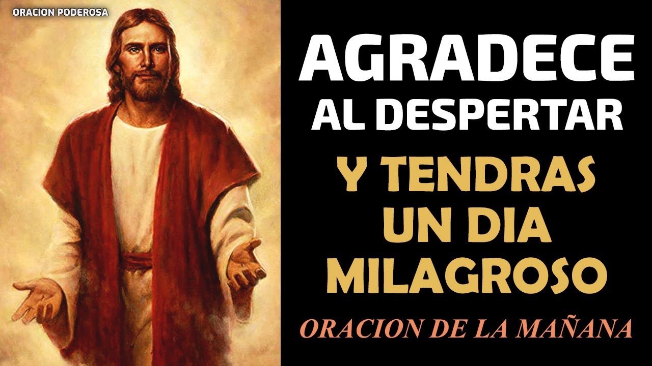 oracion de la manana al levantarse