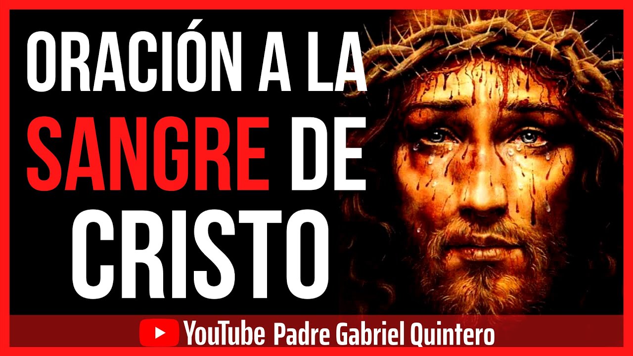 oracionn de la sangre de cristo