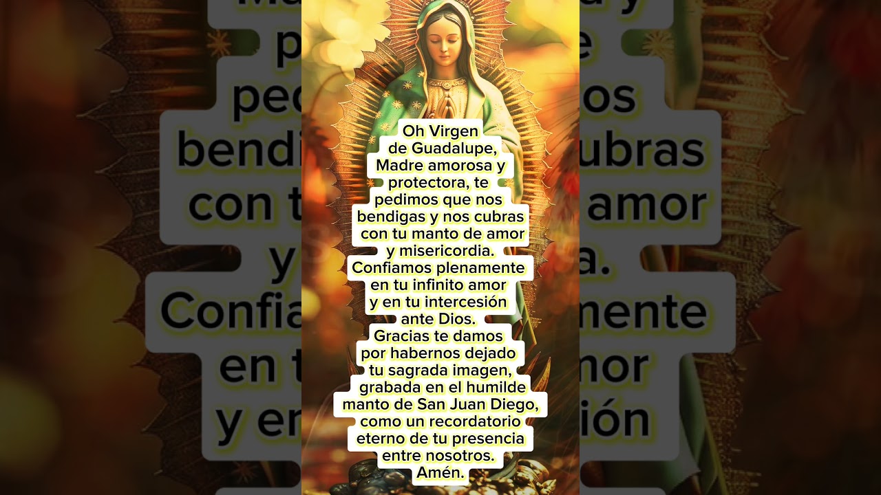 pensamientos reflexiones imagenes de la virgen de guadalupe con frases