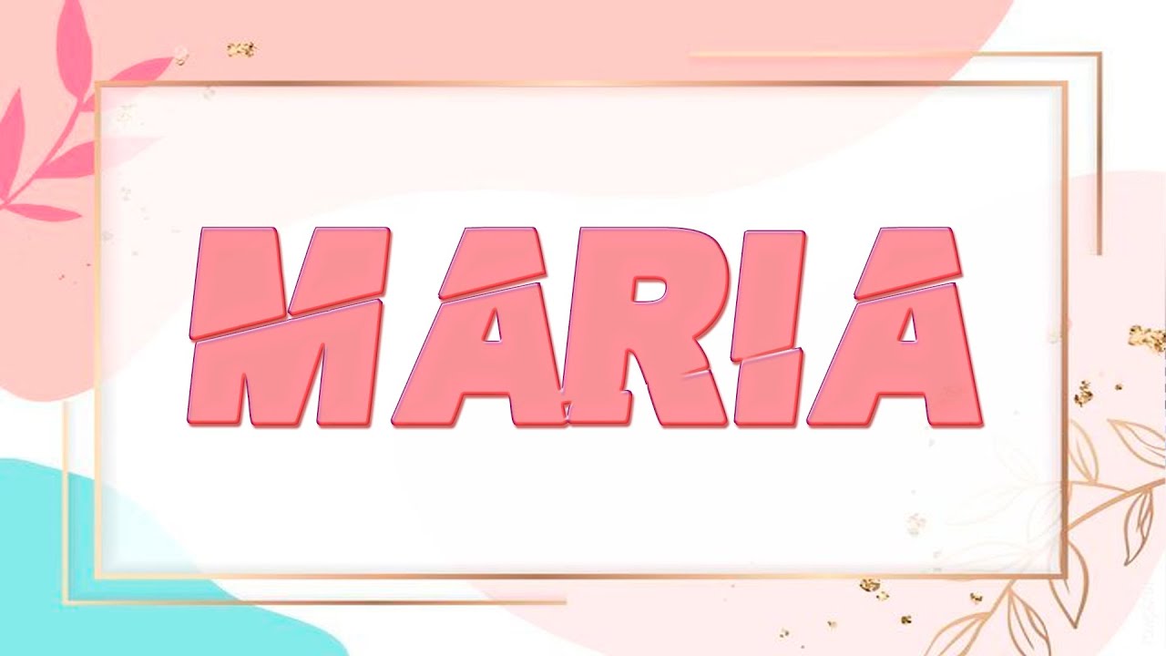 que significa maria