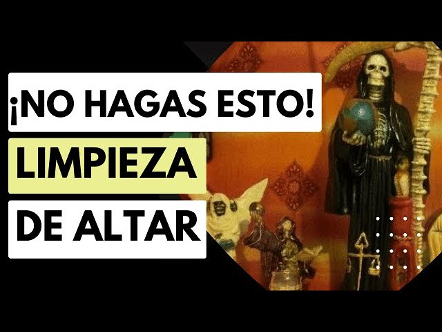Altar de la Santa Muerte: 7 pasos para su correcta creación 1 altar de la santa muerte