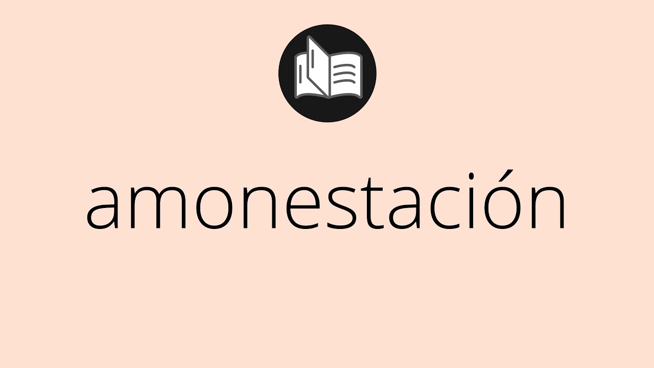 amonestacion
