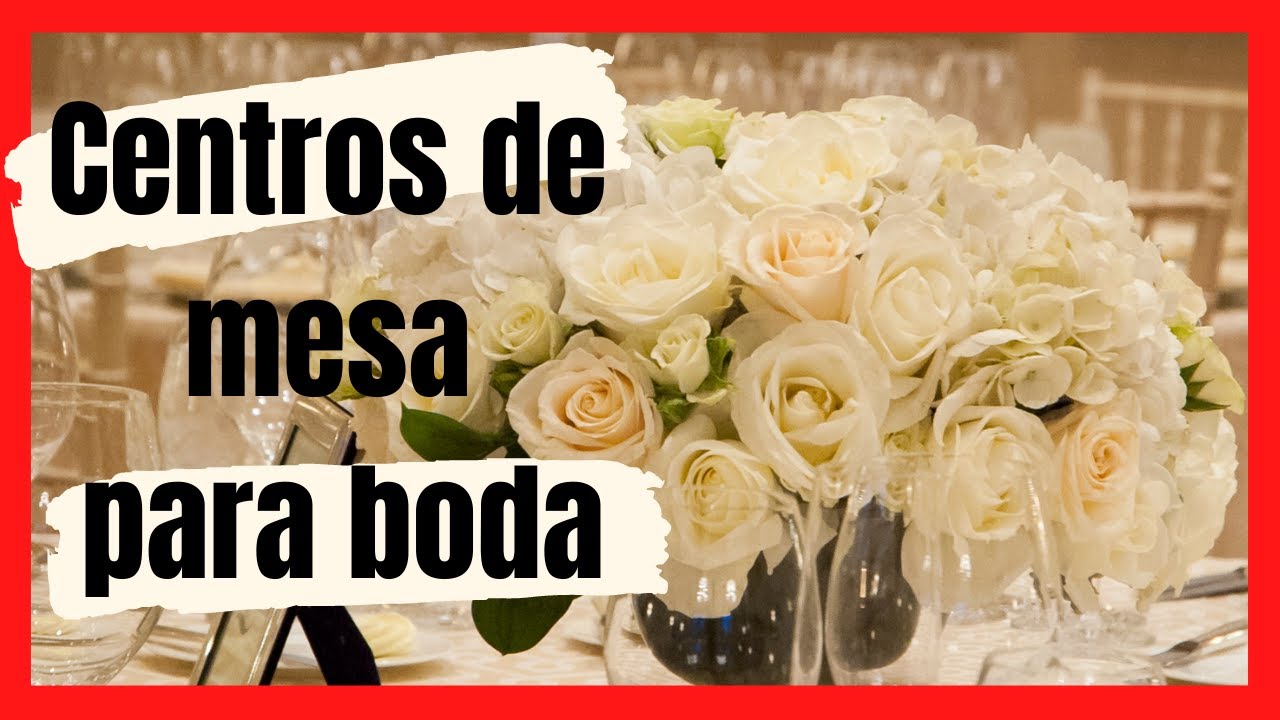arreglos de mesa para boda