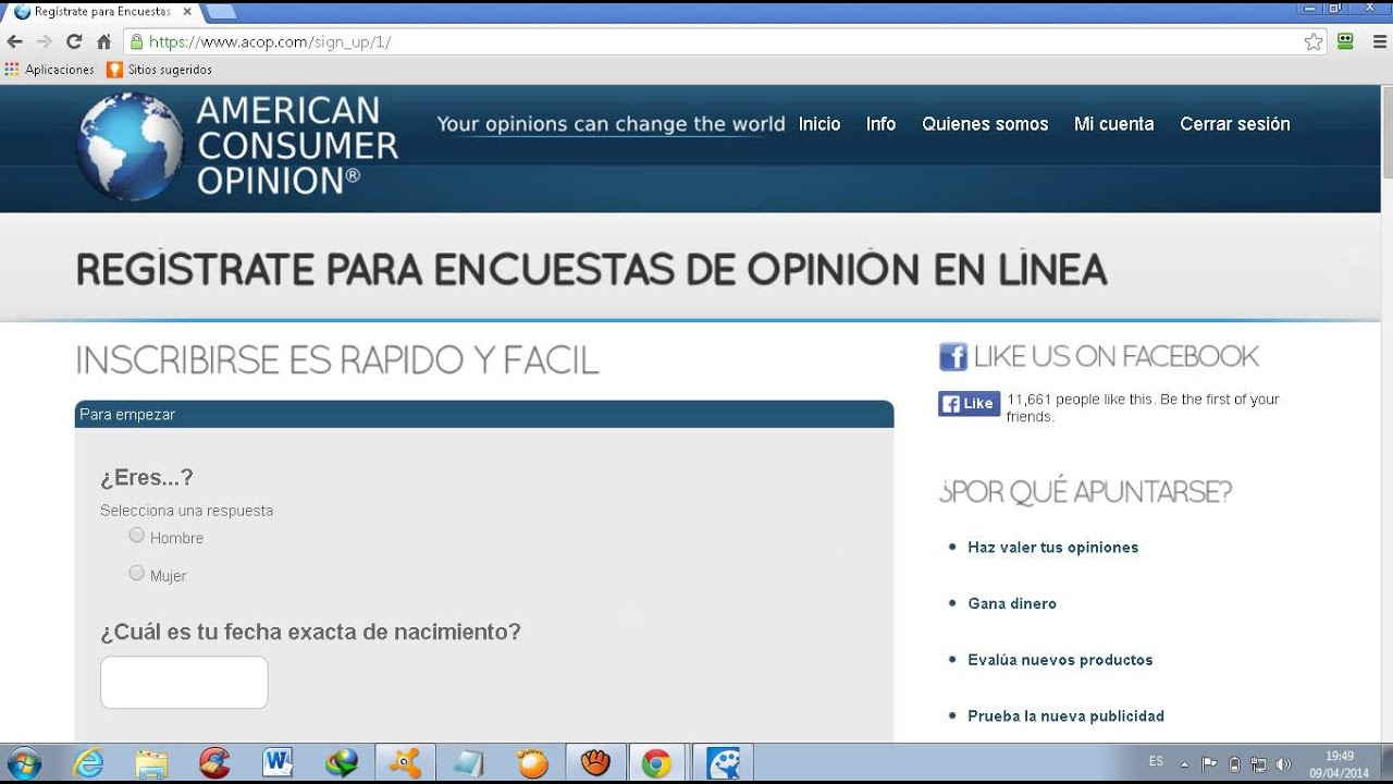 ganar dinero con American Consumer Opinion